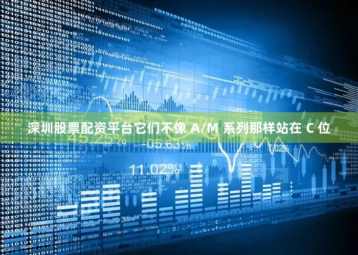 深圳股票配资平台它们不像 A/M 系列那样站在 C 位